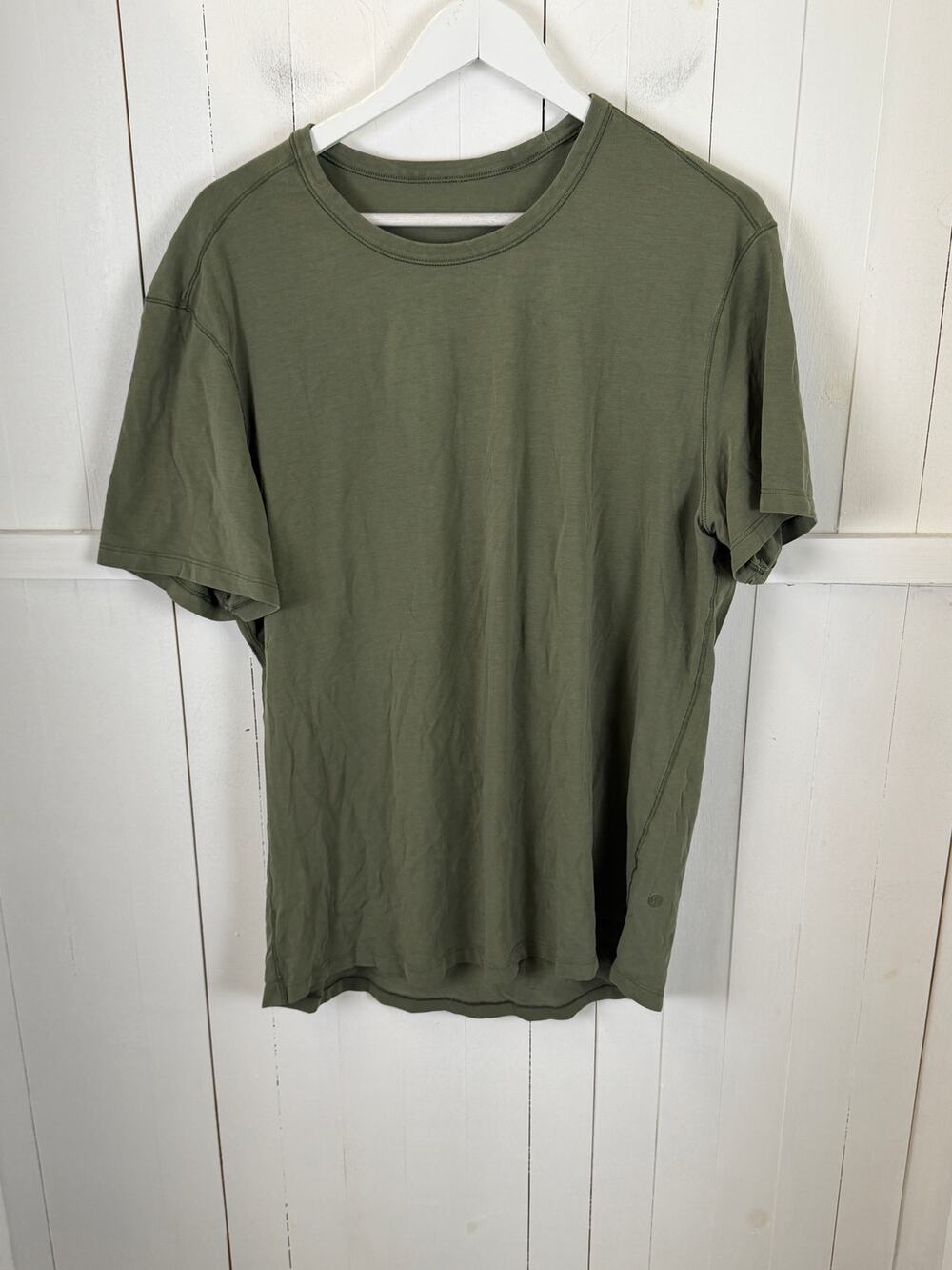 Lululemon Men's Green Polyester T-Shirt XL Pre-Owned